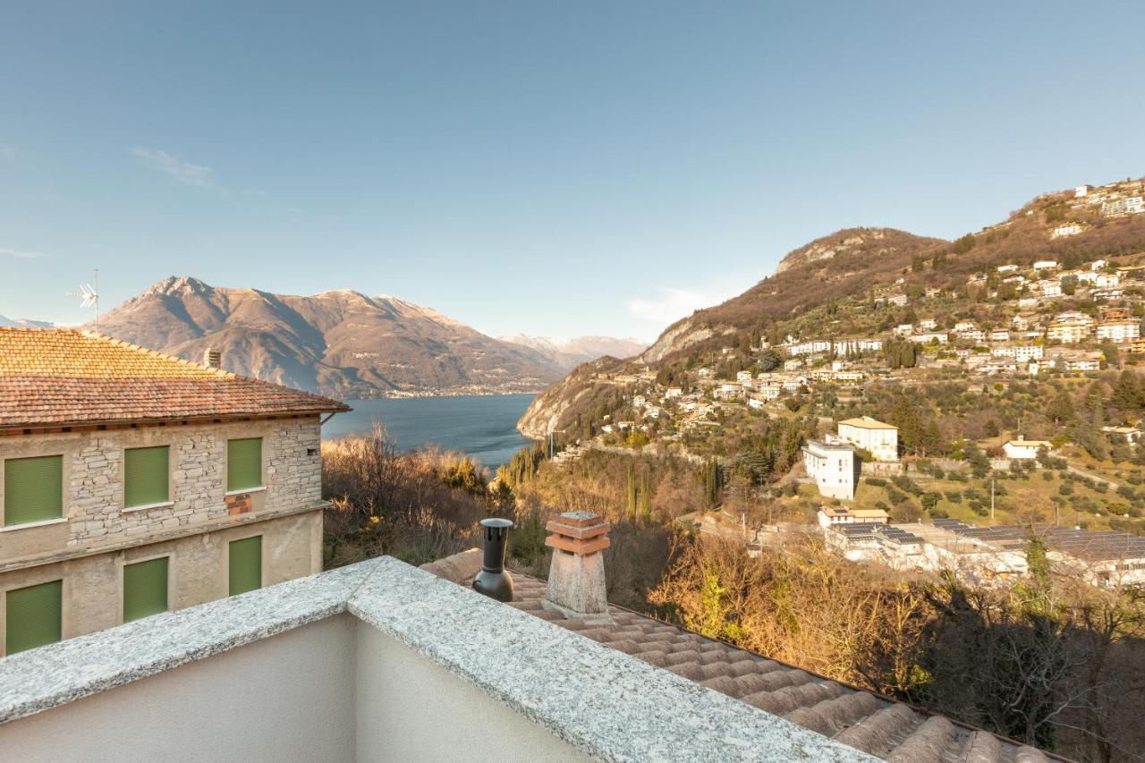 Mysa Properties - Casa Chicca, Flat With Lake View Terrace Perledo Dış mekan fotoğraf